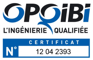 Logo OPQIBI - avec n° certif