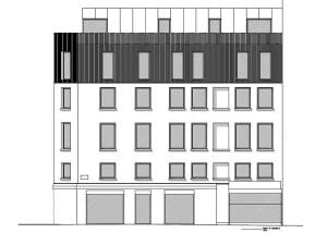 RT2012 et RTexistant Rénovation et extension d’un immeuble à Paris (75)