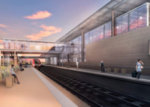 Construction de la gare TGV à NÎMES-MANDUEL (30)