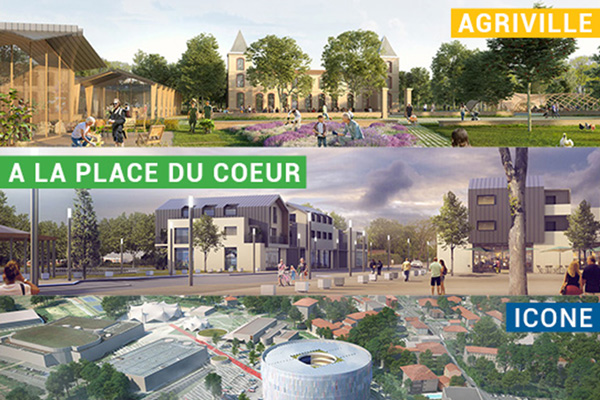 Ecozimut lauréate sur 3 projets "Dessine-moi Toulouse" : Agriville, A la place du cœur et Icone