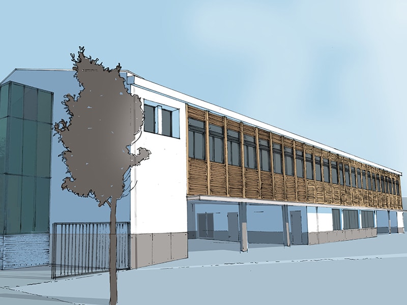 Rénovation de l’école élémentaire F. Bécane à Villeneuve Tolosane
