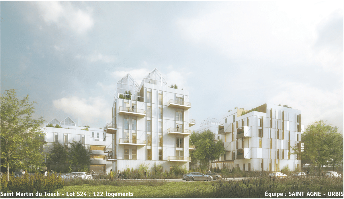 Conception de 122 logements sur l’ilot S24 de la ZAC de Saint Martin du Touch