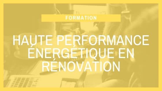 Formation SCOP Ecozimut -La haute performance énergétique en rénovation