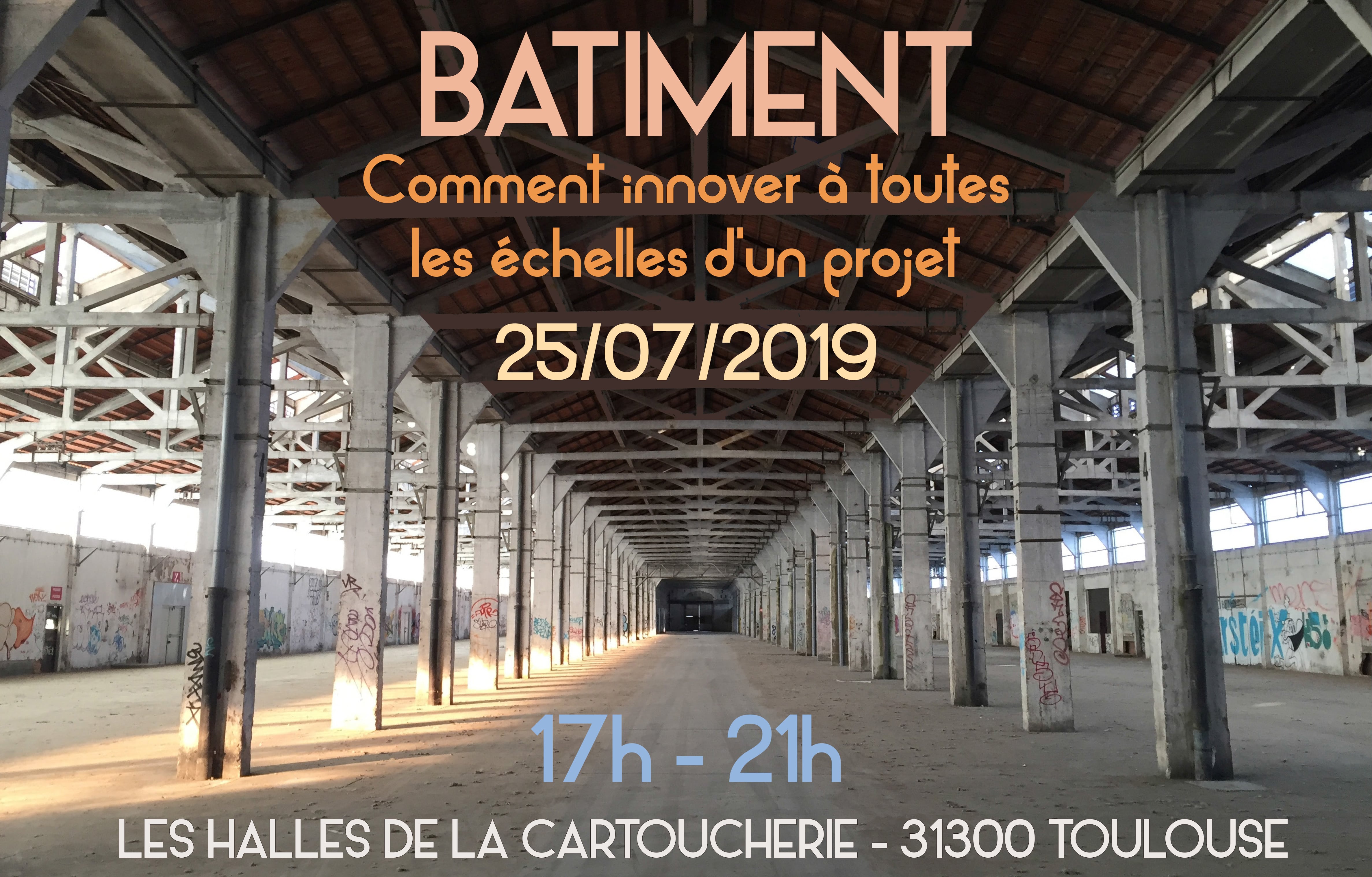 Soirée Innovation SCOP Ecozimut et C+2B aux halles de la cartoucherie à Toulouse Conception de 122 logements sur l’ilot S24 de la ZAC de Saint Martin du Touch