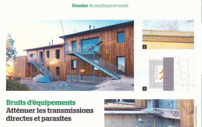 Article revue Le Moniteur projet d'habitat participatif Mas Coop