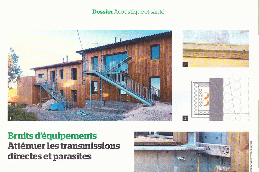 Article revue Le Moniteur projet d'habitat participatif Mas Coop