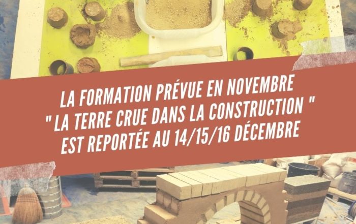 Formation Terre crue