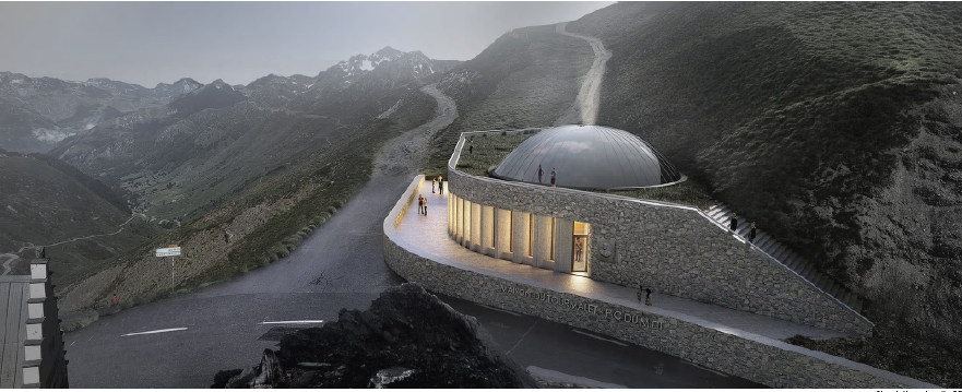 Création de la Maison du Tourmalet – crédit 360° – ecozimut Création de la Maison du Tourmalet - crédit 360° - ecozimut