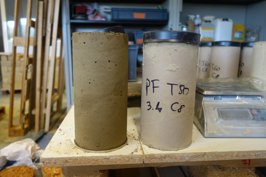 Etude de faisabilité pour le projet de la fondation Pierre Fabre : Construction en béton d'argile coulé stabilisé