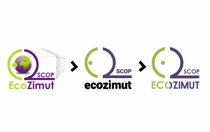 Evolution du logo SCOP Ecozimut