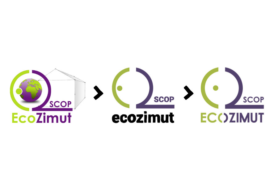 Evolution du logo SCOP Ecozimut