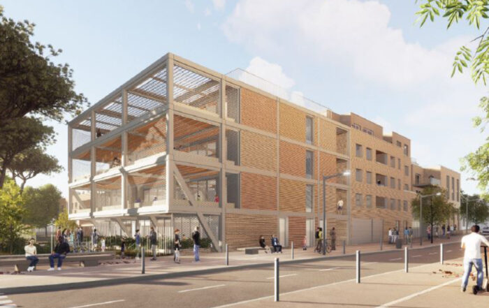 Construction du centre petite enfance de Guillaumet