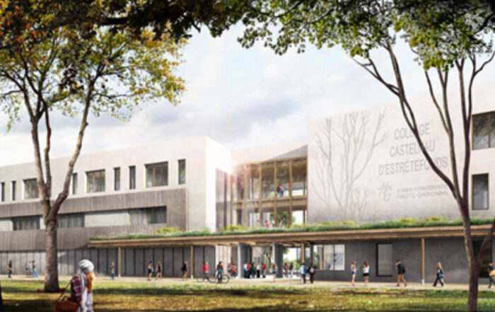 AMO et accompagnateur BDO construction d'un nouveau collège à Castelnau-d'Estrétefonds