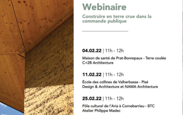webinaire Terre crue dans la contruction