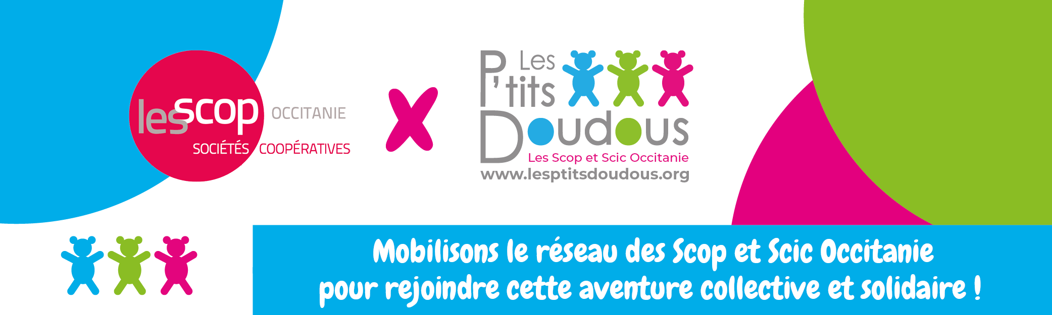 Signature mail - Les P'tits Doudous Scop Occitanie