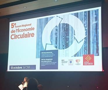 Le 5e forum régional de l’Economie Circulaire - 13 octobre 2022