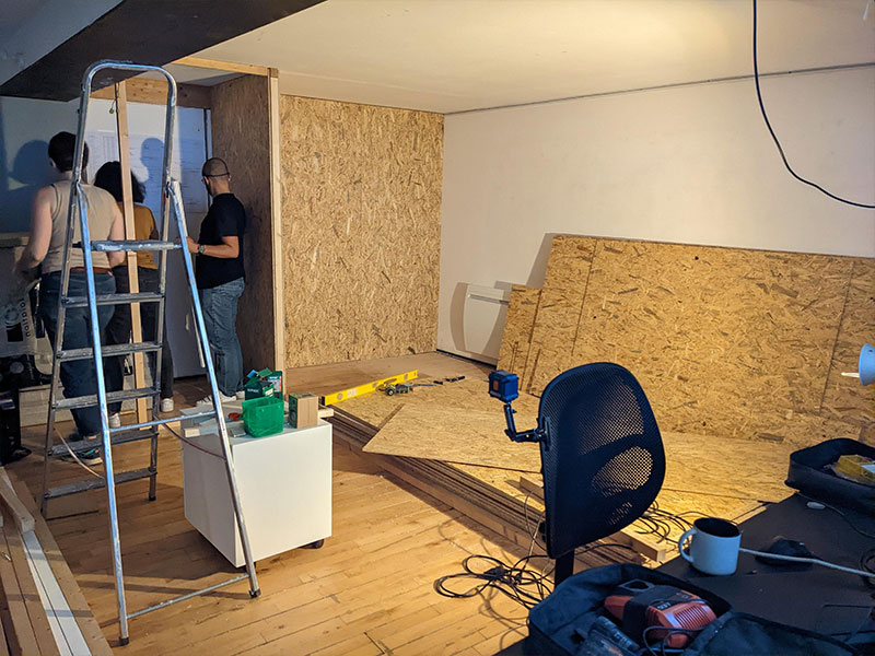 Réaménagement de nos bureaux au CCHa Réaménagement de nos bureaux au CCHa