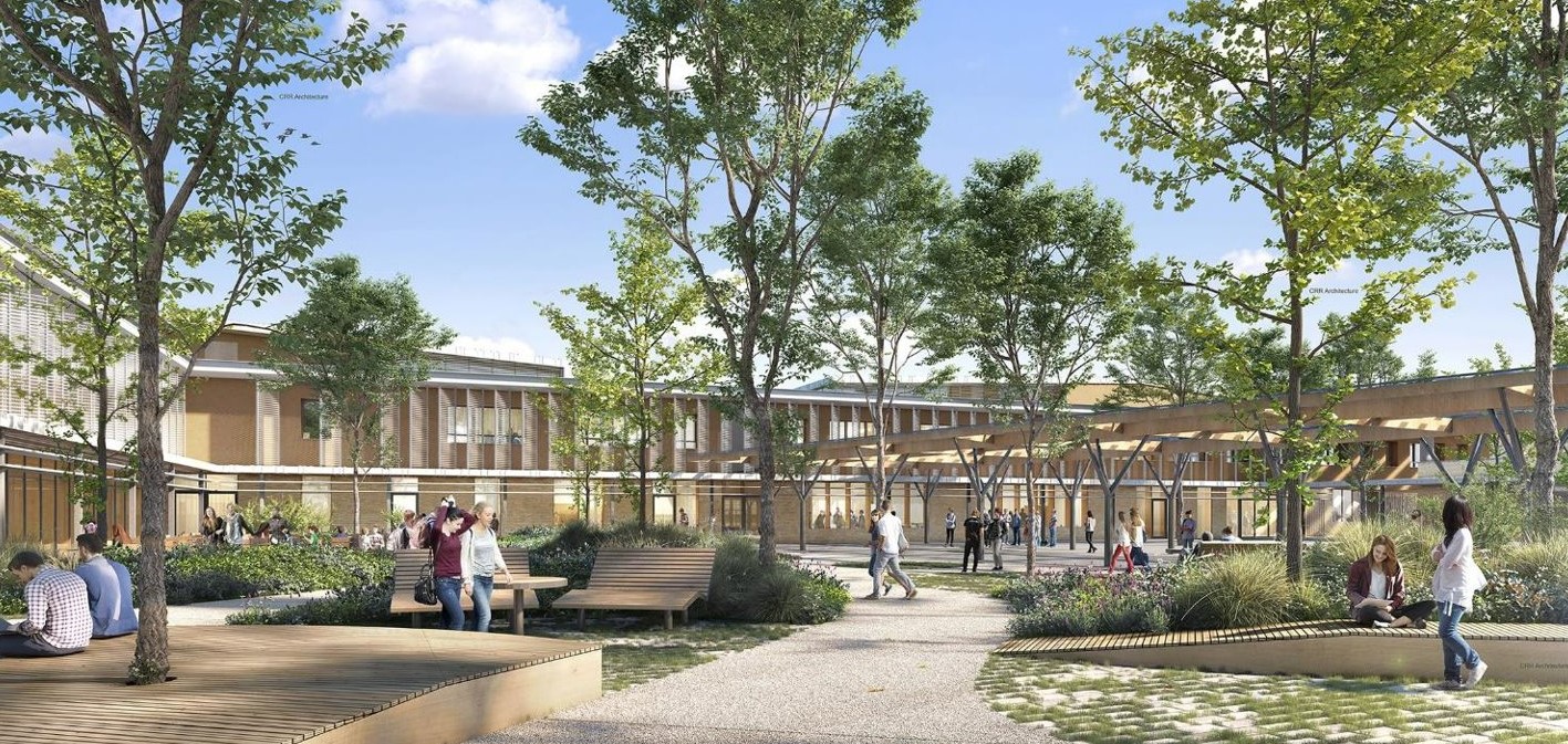 Construction du collège Paléficat à Toulouse