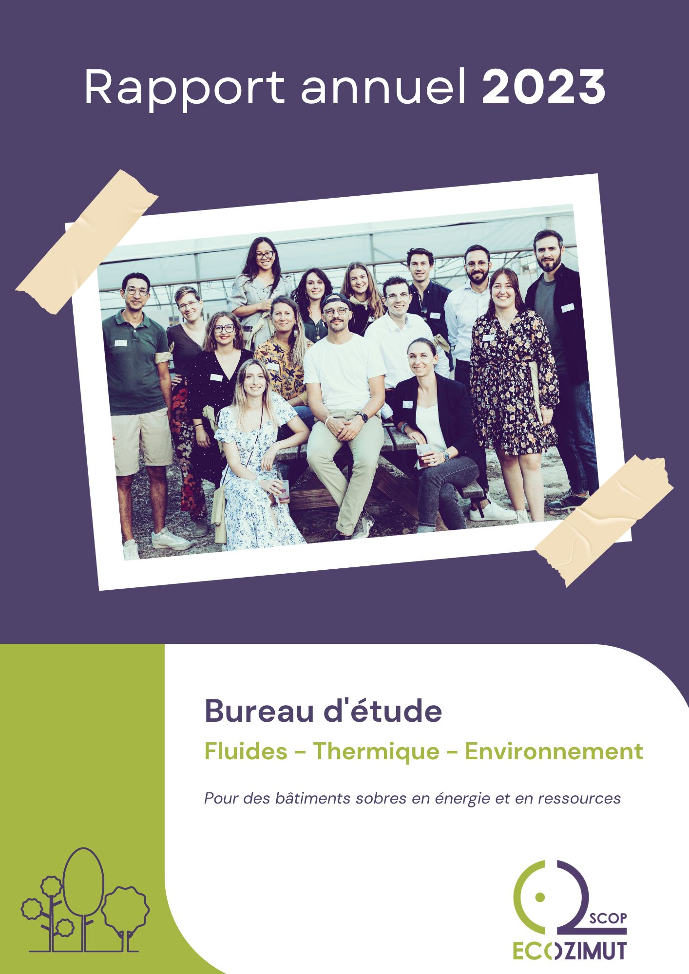 Couverture avant Rapport annuel 2023