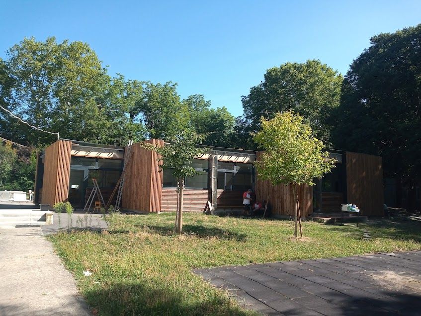 Rénovation du CG René Goscinny SCOP HOuself et Ecozimut