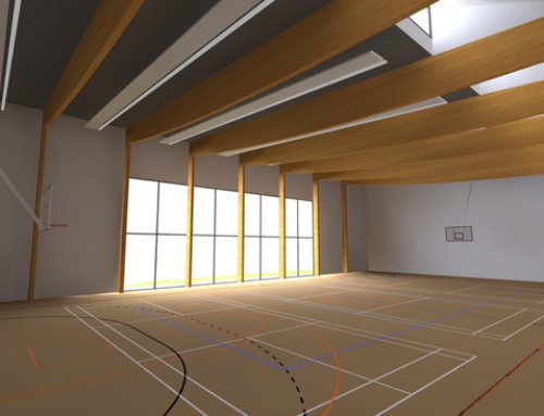 Construction neuve d&rsquo;une salle omnisport à Pompertuzat (31)