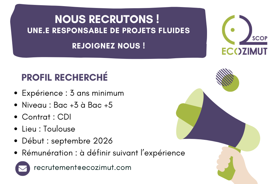 Recrutement Responsable projets 2026